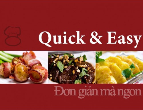 Sách Hướng Dẫn Nấu Ăn Quick & Easy