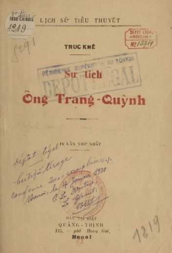 Sự Tích Ông Trạng Quỳnh